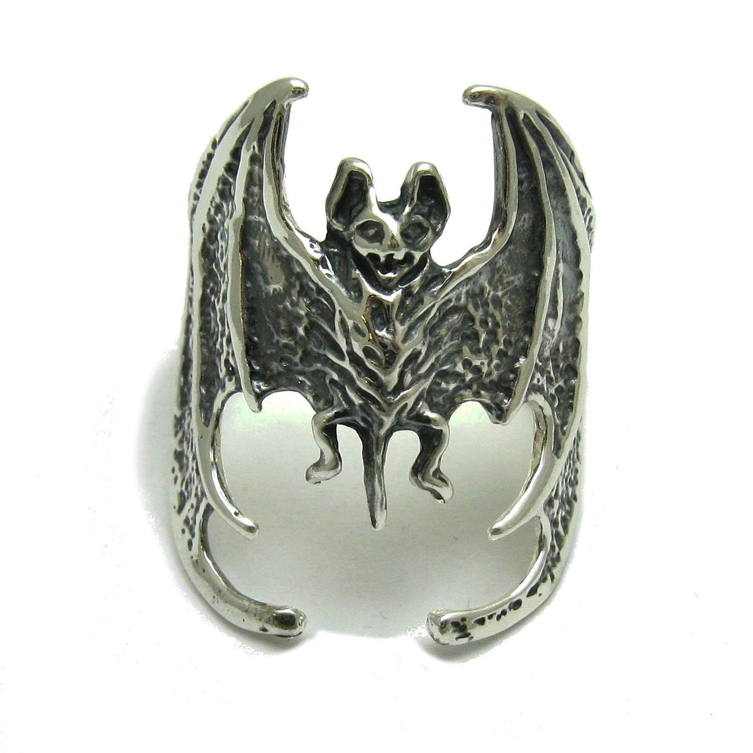 Silber ring Fledermaus Vampir 925 Empress Größe 54-75 R000492