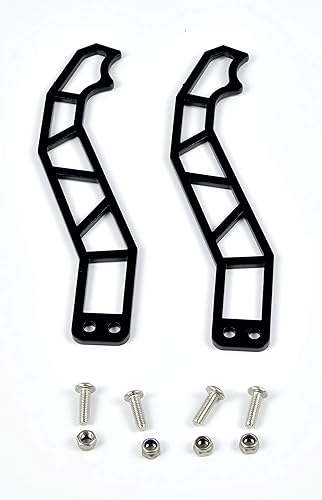 Miniatura 5 de SAUTVS UTV, manijas de puerta de metal personalizadas, pestillos de puerta con recubrimiento en polvo negro para modelos Can-Am Maverick X3 X DS RS