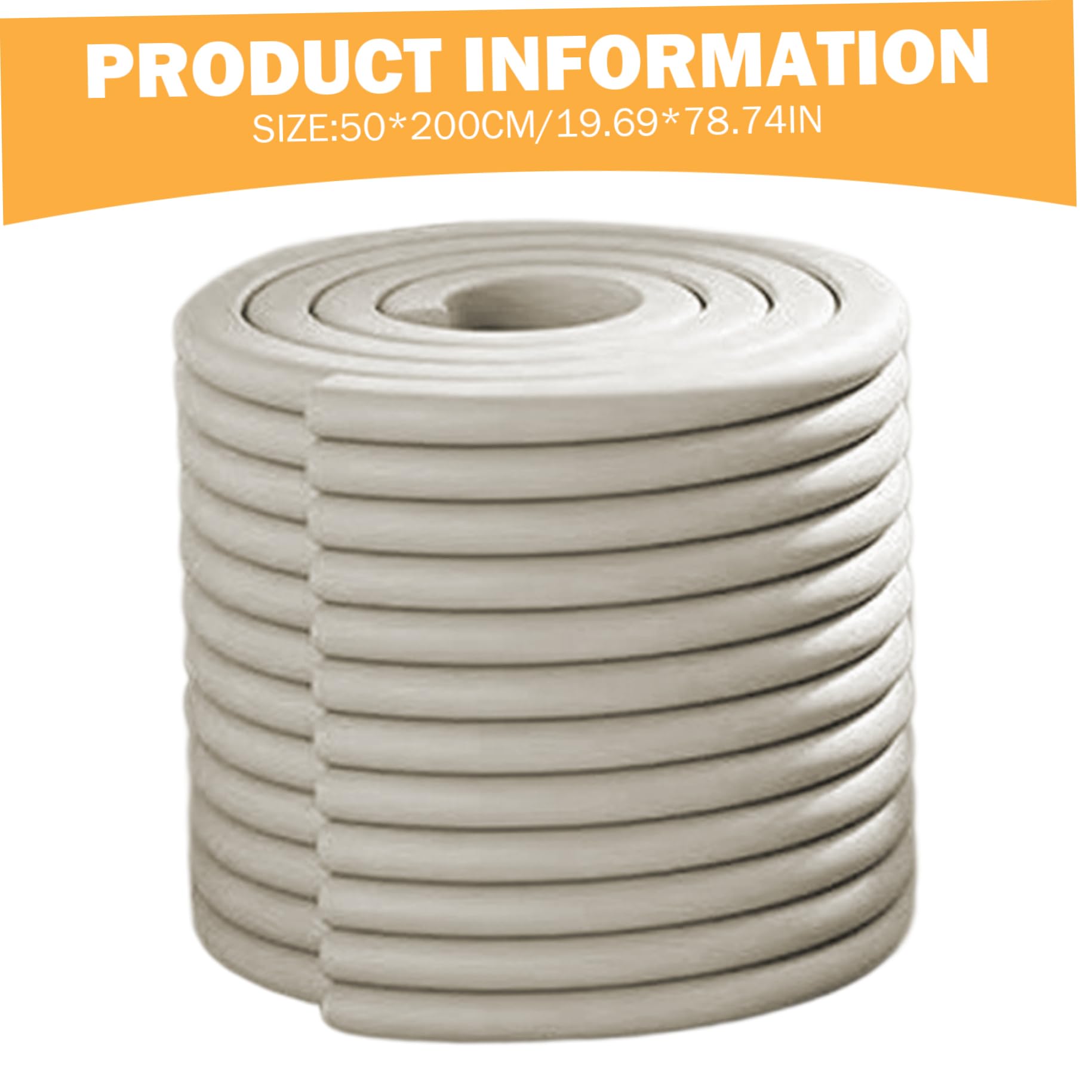 Protecteur d'angle bébé, Panneaux muraux rembourrés Anti-Collision 20x79, Bande de sécurité Auto-adhésive en Mousse Souple pour Chambres à Coucher, têtes de lit, escaliers.
