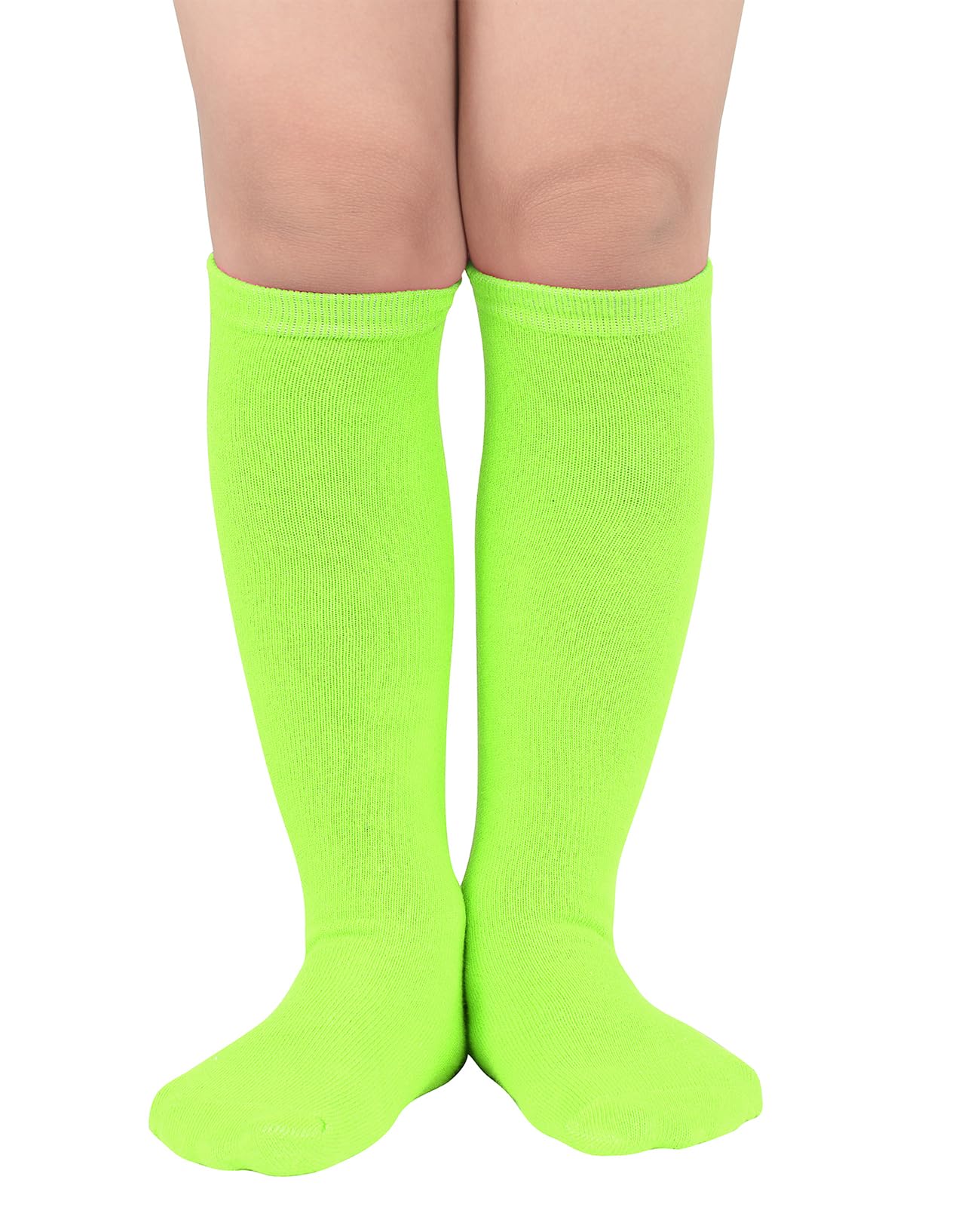 Zando Kids Soccer Socks Knee High Cotton Athletic Socks for Boys Girls
