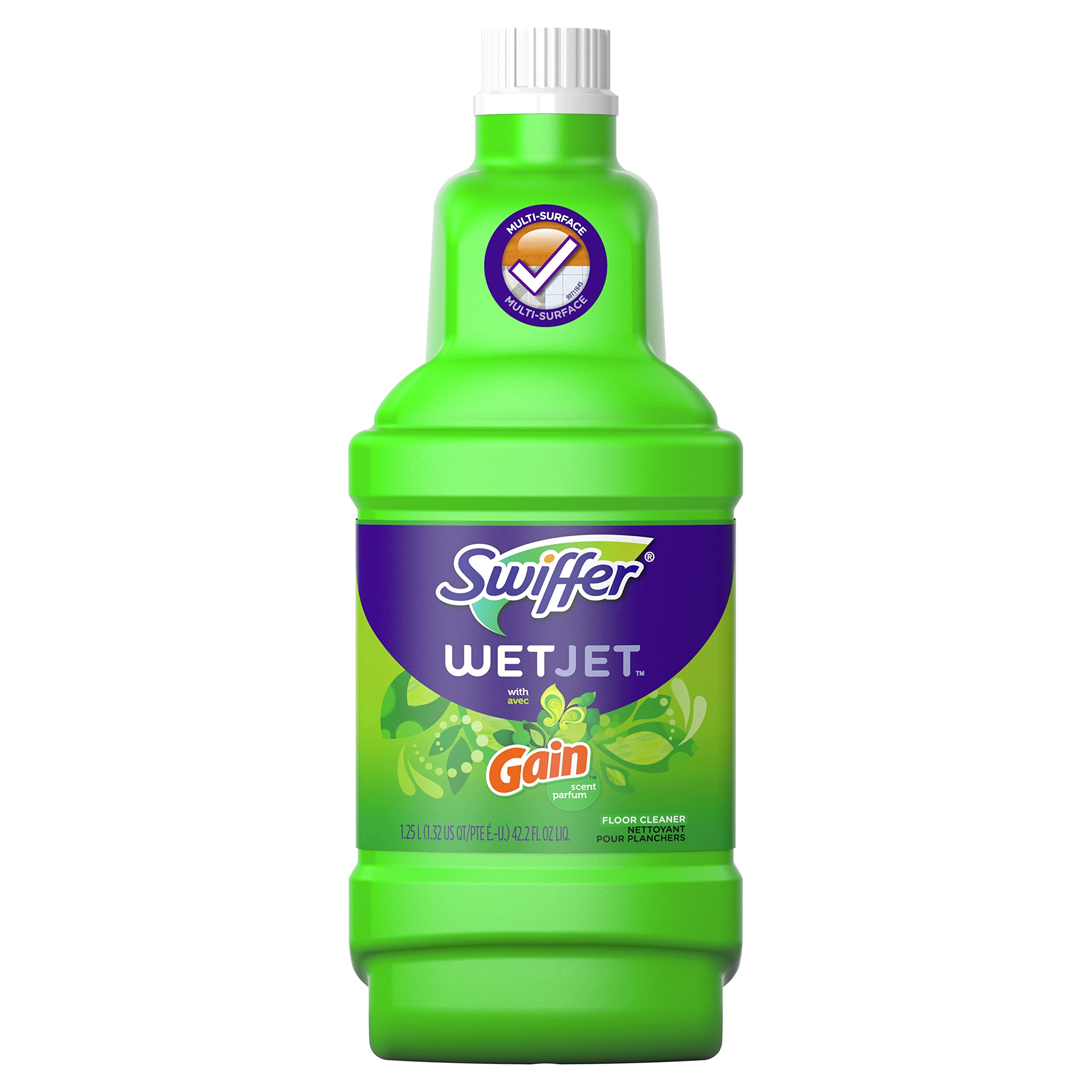 SwifferWetjet Multi-purpose Floor Cleaner Solution Refill Gain Scent 1.25l