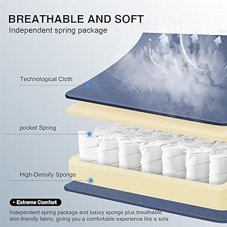 GTPLAYER Gaming Chair, Computer Office Chair with Pocket Spring Cushion, Linkage Armrests and Footrest, High Back Ergonomic Computer Chair with Lumbar Support Task Chair with Footrest