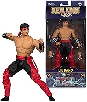 Vista 6 de McFarlane Toys - Figura de acción de Mortal Kombat Klassic Liu Kang de 7 pulgadas