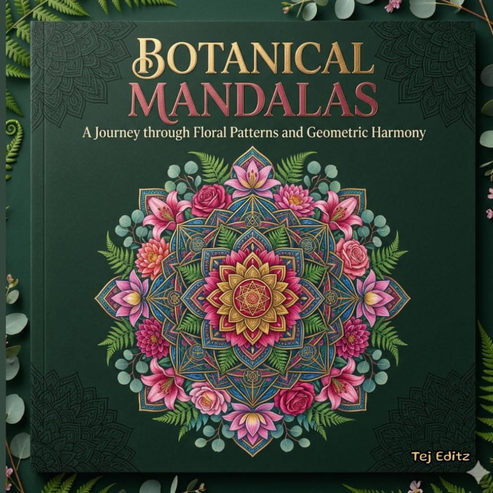 Botanical Mandalas: A Journey through Floral Patterns and Geometric Harmony