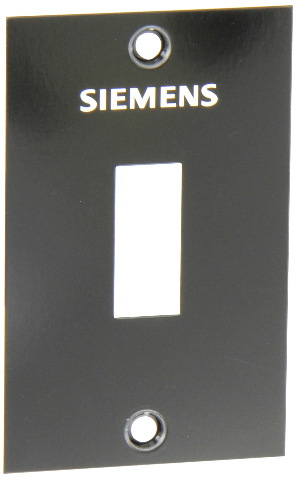 Placa Siemens SMFFN1 de acero inoxidable para cajas de interruptor clase MMS 2