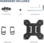 VIVO Fully Adjustable Single Monitor Arm for Desk Mount Stand, Monitor Arm for 1 Screen up to 27 inches, Black, PT-SD-AM01A