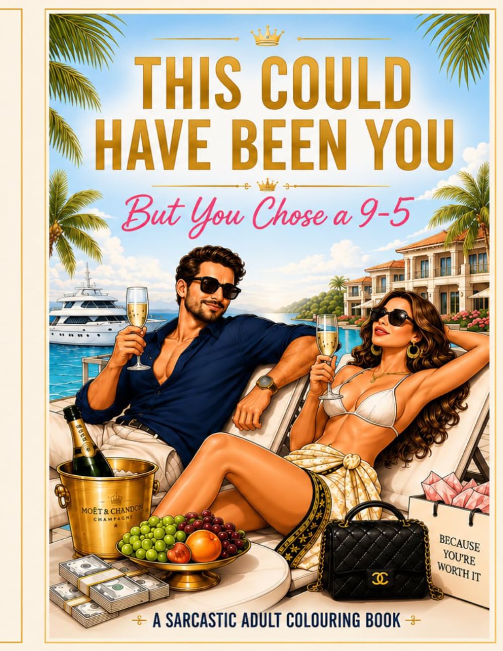 This Could Have Been You: But You Chose a 9–5 | A Sarcastic Adult Coloring Book
