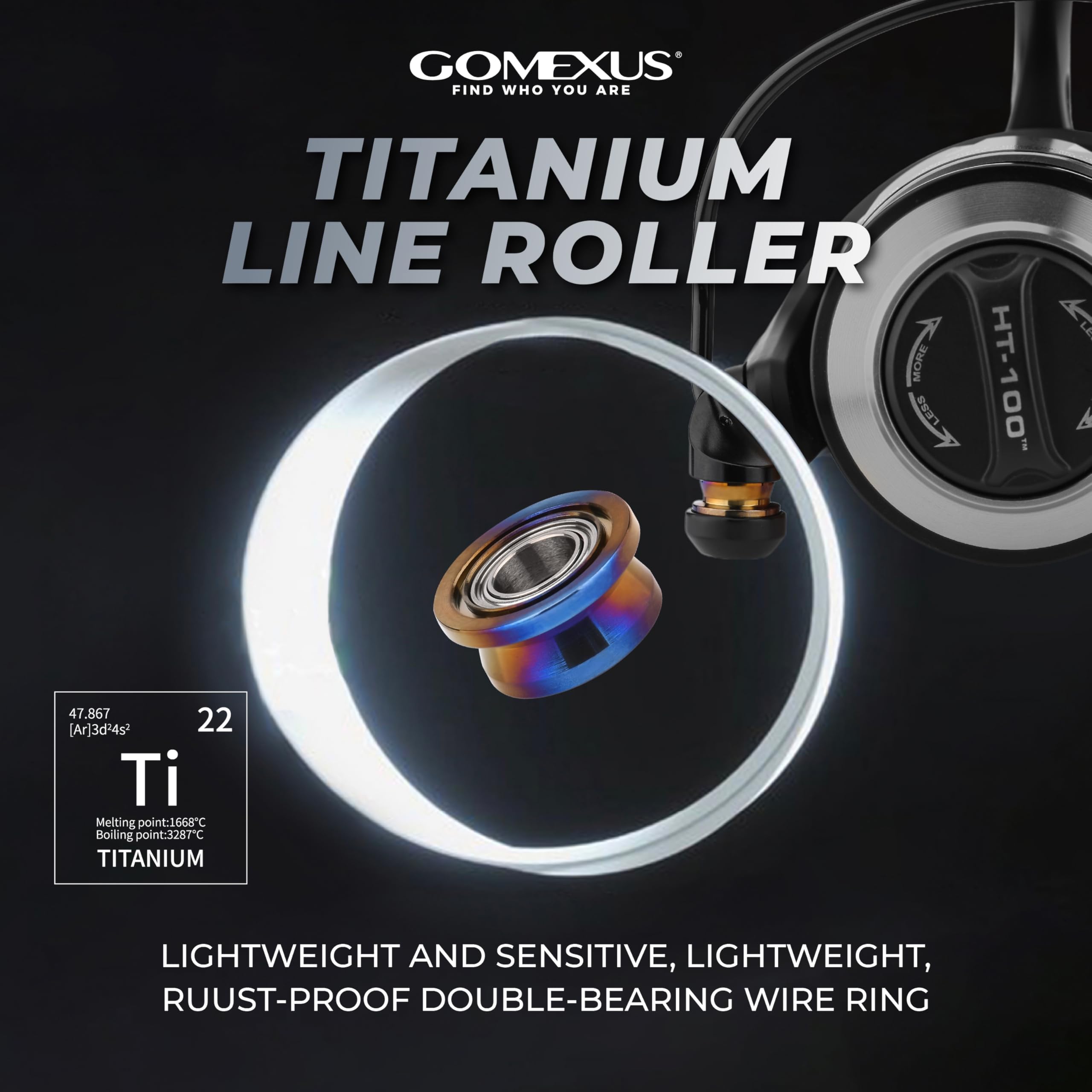 Amazon | GOMEXUS チタンラインローラー Penn スピニングリール用 3000