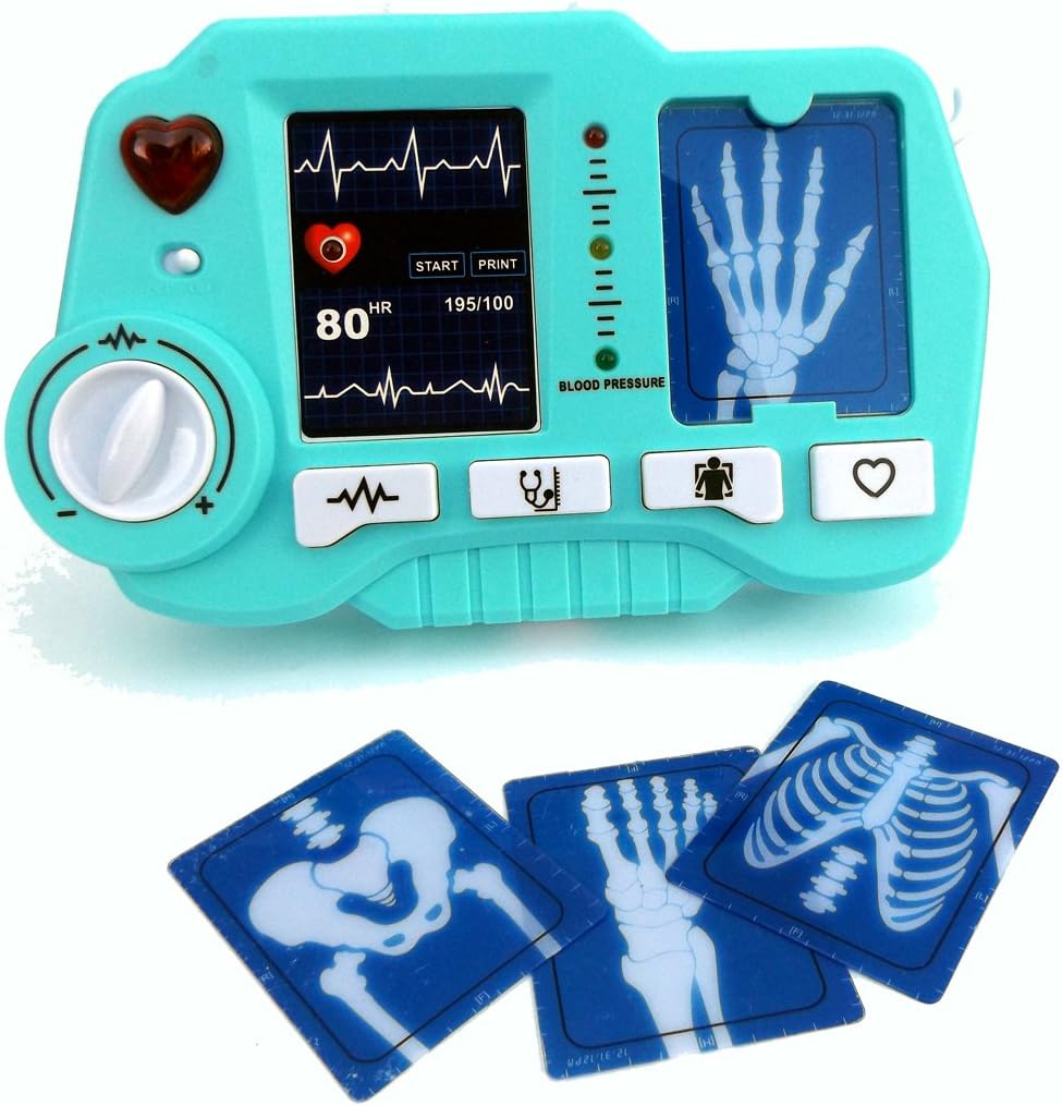 Brigamo Toy ECG and X-ray device with realistic function - must not be missing in any toy doctor's case