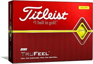 Titleist TruFeel Golf Balls, Yellow, (One Dozen)