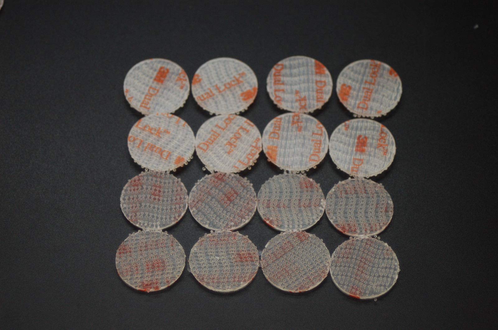 3M Dual Lock SJ3560 Self Adhesive Circle Fastener Tape, 15mm, 22mm Circles (15mm, 16)