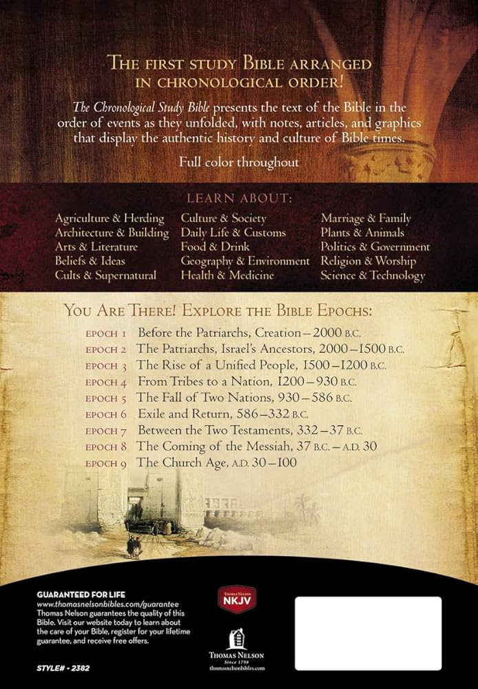 The Chronological Study Bible: New King James Version