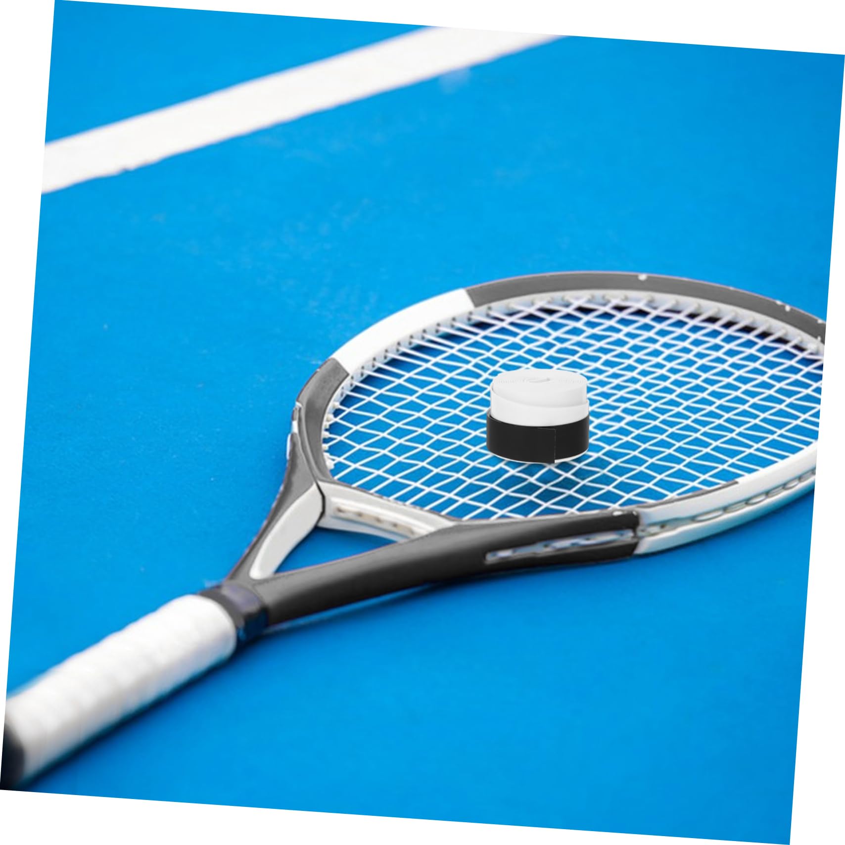 VOSAREA 10 Pezzi Grip Racchetta Bianco in Pu per Tennis e Badminton
