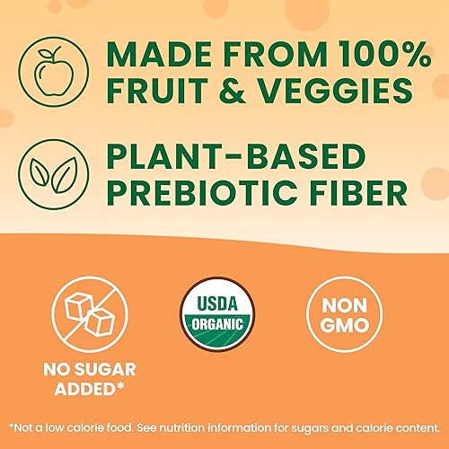 Miniatura 4 de GoGo squeeZ Happy ImmuneZ - Paquete variado de manzana, arándano, espinaca orgánica y manzana, fresa y ruibarbo, 3.2 onzas (paquete de 20),