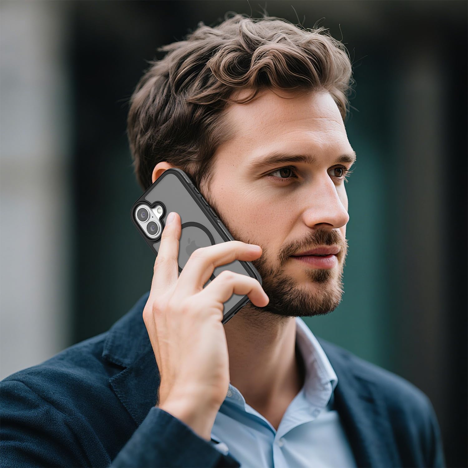 PULOKA for iPhone 17, Heavy Duty Shockproof Protection,Compatible with MagSafe Accessories,Drop Proof 17 Cover (Black)