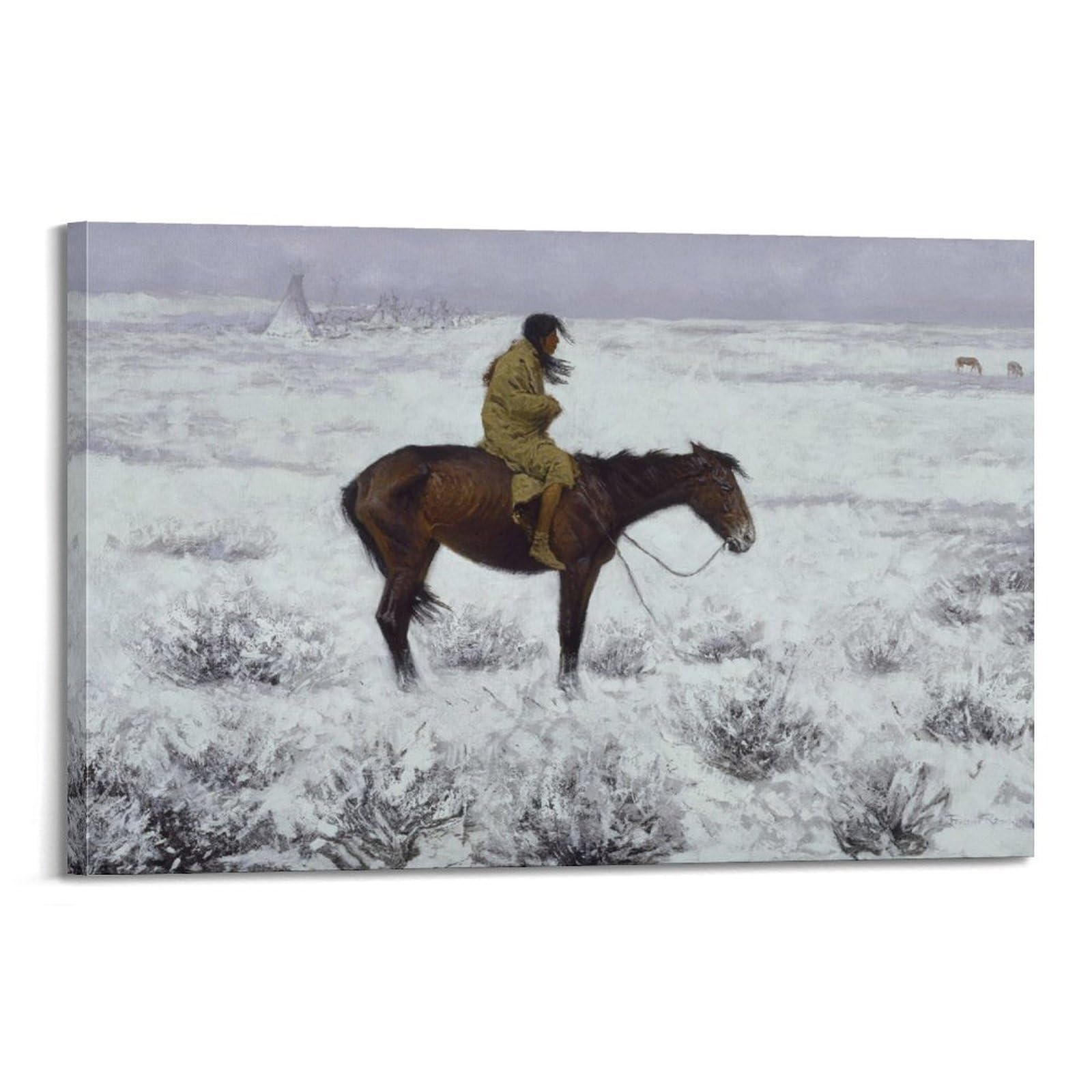 Affiche d'art Frederic Remington pour habiller un mur vide