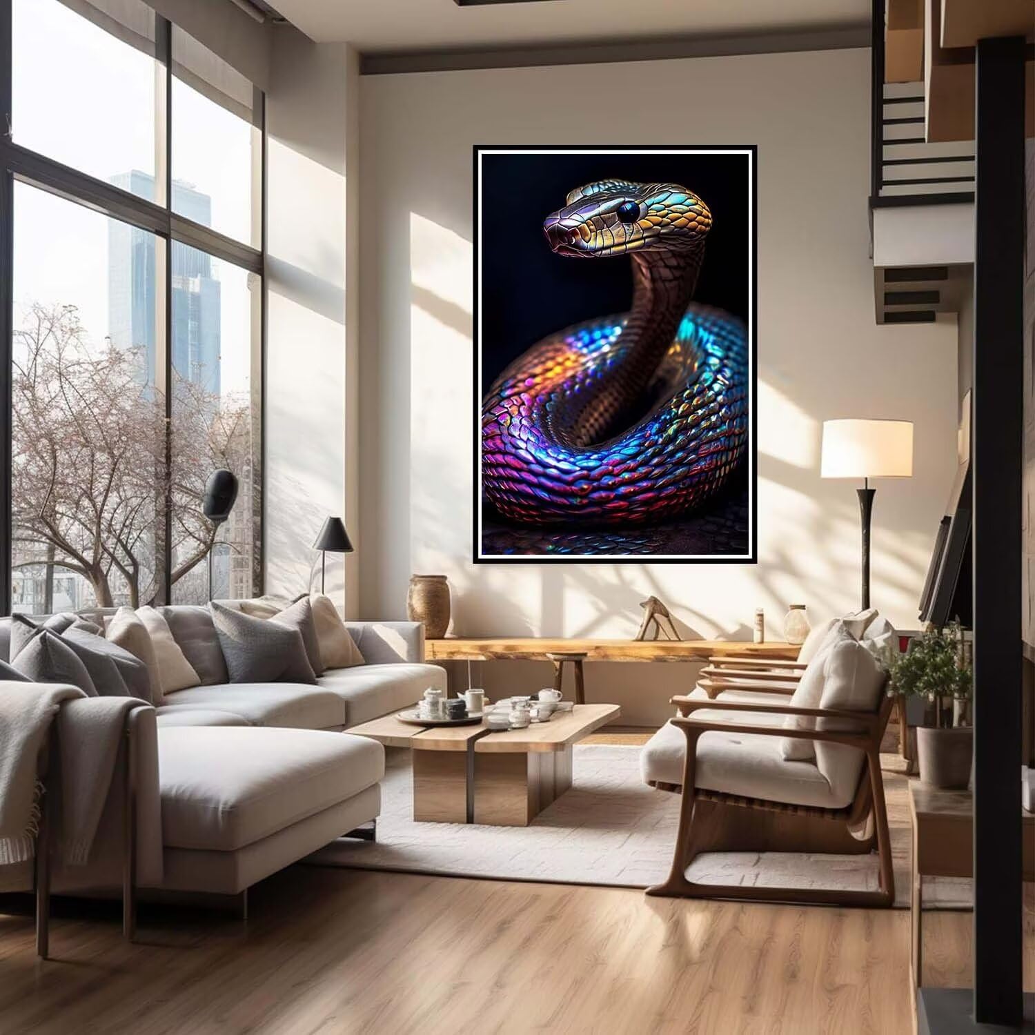 DIY 5D diamentowy zestaw dla dorosłych samotne zwierzę 70 x 100 cm duży pełny wiertło diamentowy haft klejony kryształ górski haft krzyżykowy puzzle do domu salonu sypialni płótno sztuka dekoracja ścienna L1081