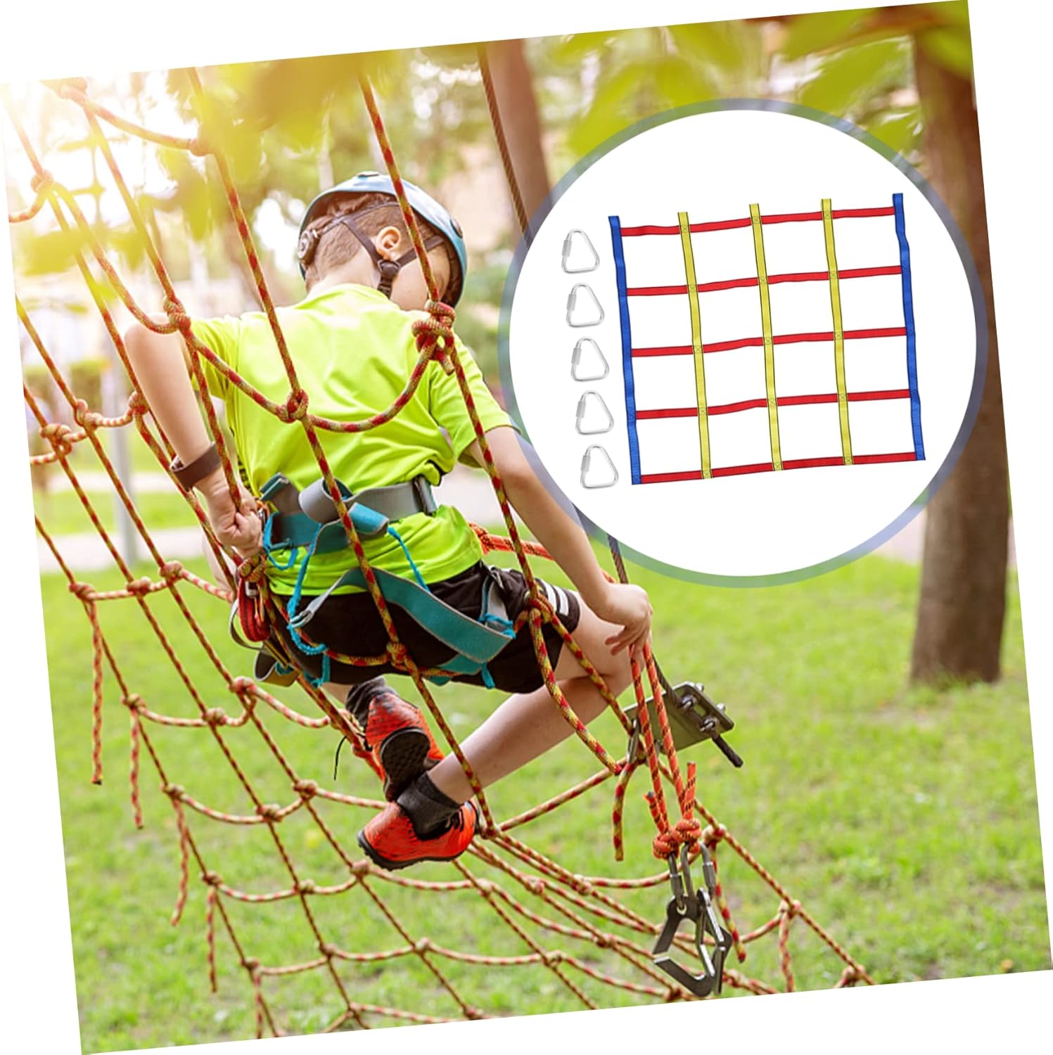 Boys and Girls Climbing Net Toy Plaything Climbing Toy Net Outdoor Plaything Made of Practical Material Boys and Girls