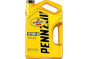 Amazon Basics Conventional 10W-40 Motor Oil (5-Quart, Single)