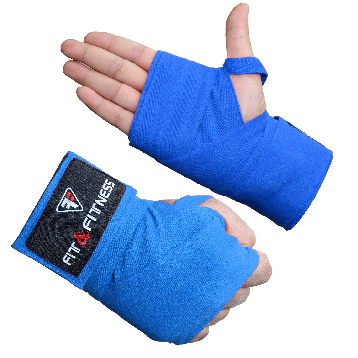 FIT & FITNESS Canvas Boxing Hand Wraps Hand Wrap Boxing Hand Wrap 108 Inches Hand Wraps for Boxing 108 Inches (Blue, 108) (B08HX8M3HH) Amazon Price History, Amazon Price Tracker