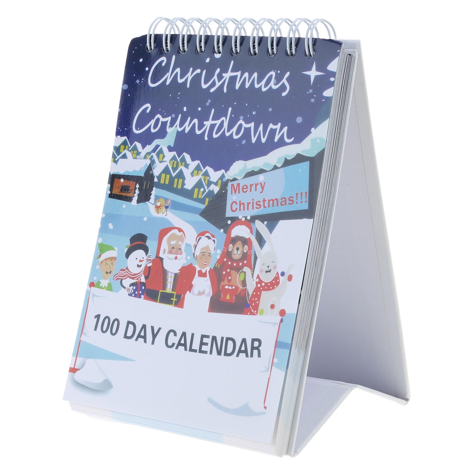 100 Day Christmas Countdown Calendar 2024 Christmas Countdown Calendar Desktop Advent Calendar For Home Office Decor Christmas Countdown Calendar