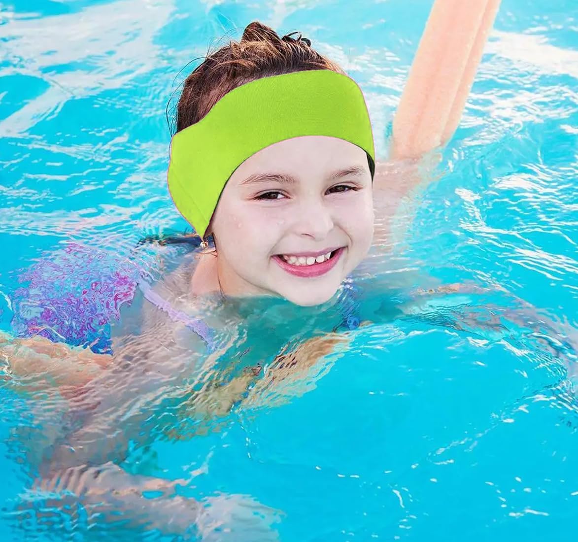 LuLiyLdJ Bandeau D'Oreilles Enfant 2 Pièces Néoprène Élastique Pour Natation Et Douche - Protection Oreilles Piscine