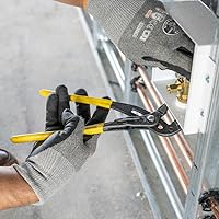 Vista 7 de Klein Tools Alicates de bomba D504-10B, alicates de bomba de agua de lengüeta y ranura de ajuste rápido, 10 pulgadas