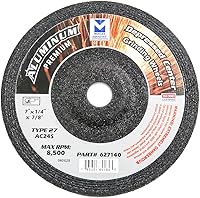 Vista 30 de Mercer Industries 621070 - 4-1/2" x 1/4" x 5/8"-11 Tipo 27 Muelas abrasivas para mampostería (paquete de 20)