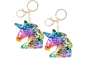 Rhode Island Novelty: Shimmering Unicorn Keychains for Girls