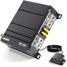 500W RMSMAX Out1000W Class D Monoblock Subwoofer Amplifier, 2 Stable Car Audio Amp, 30-200Hz LPF, Bass Boost, Phase Control