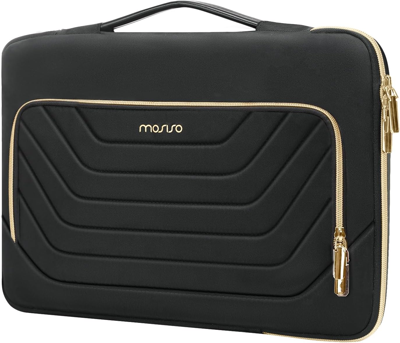 MOSISO Compatible with MacBook Pro 14 inch Case 2024-2021 M4 M3 M2 M1 A3112 A3185 A3401 A2918 A2992 A2779 A2442,Hard Shell Case&Keyboard Cover&Screen Film&Pouch&Side Open Bag, Marsala Red&Black