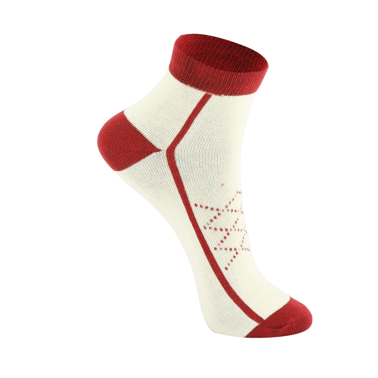 PRIMESOX MOVE ON Kids Girls Cotton Ankle Socks - Durable & Soft Kids Girls Socks, Breathable Design for Everyday Use - Pack of 5 Pairs (8-11 Years) - Image 7 thumbnail