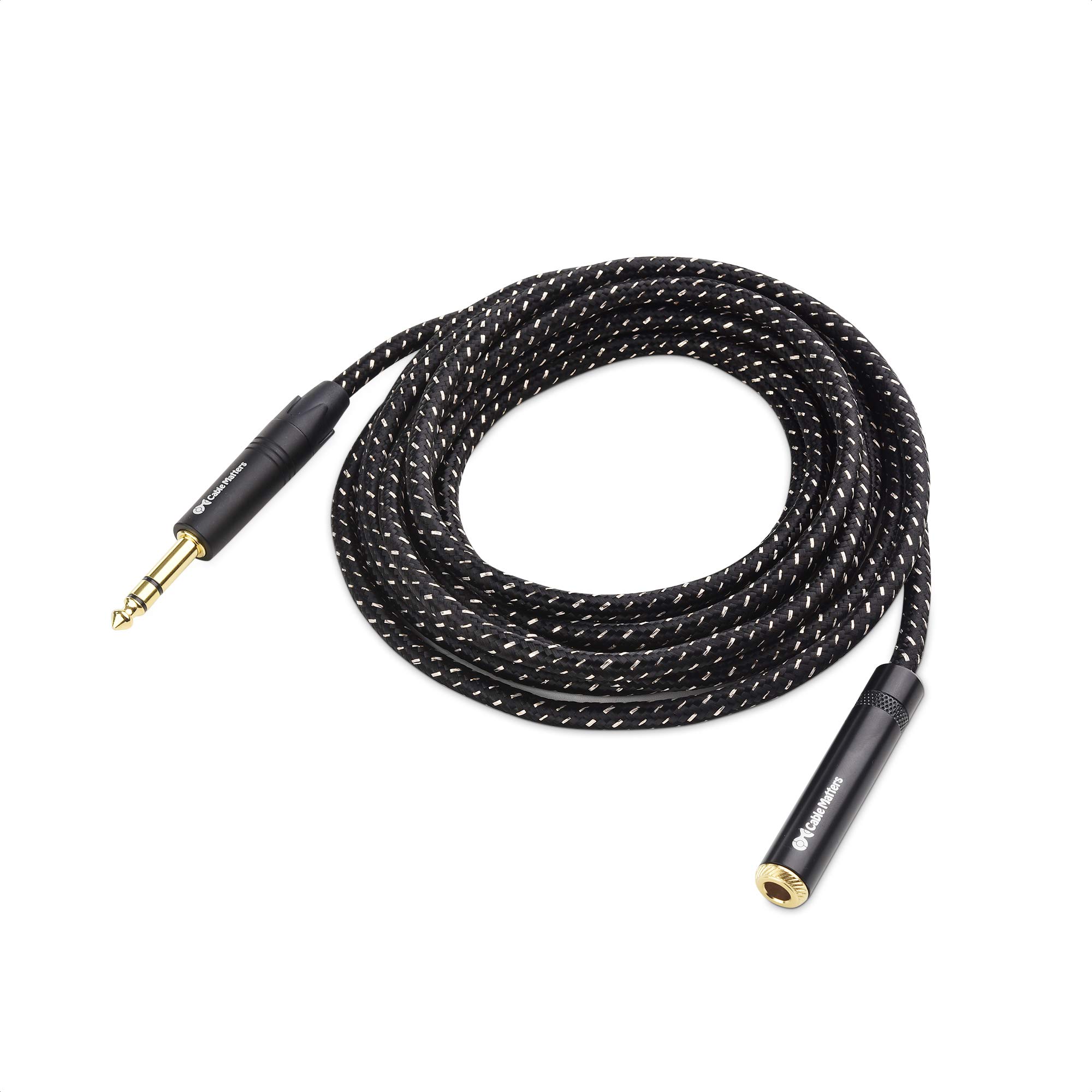 Image secondaire de Câble d'extension audio 1/4 TRS mâle vers femelle - 3,6 m