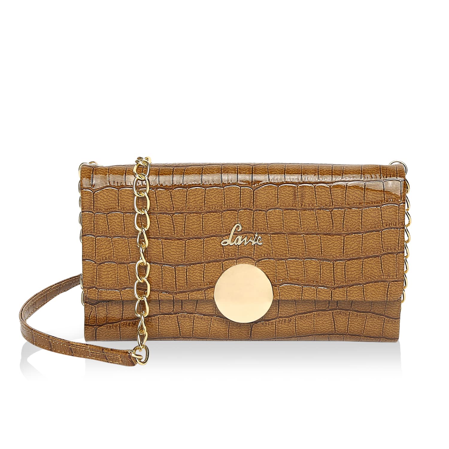 Lavie Womens Brick Frappe Party Sling (Ocher) (B0BHYZ8PGF) Amazon Price History, Amazon Price Tracker
