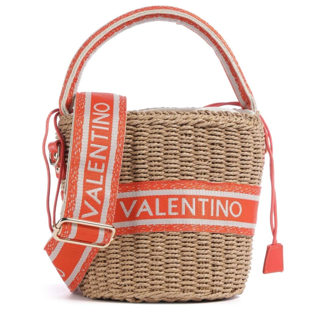 VALENTINO Mujer Boho Handbag, Natur/Arancio