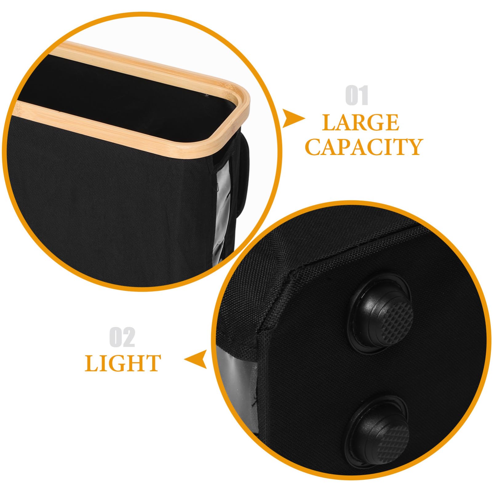 Cesta De Almacenamiento De Papel Higiénico De Bambú Tapa Organizador Decorativo para Baño Capacidad Ampliada y Fácil De Limpiar para Mantener El Espacio Ordenado