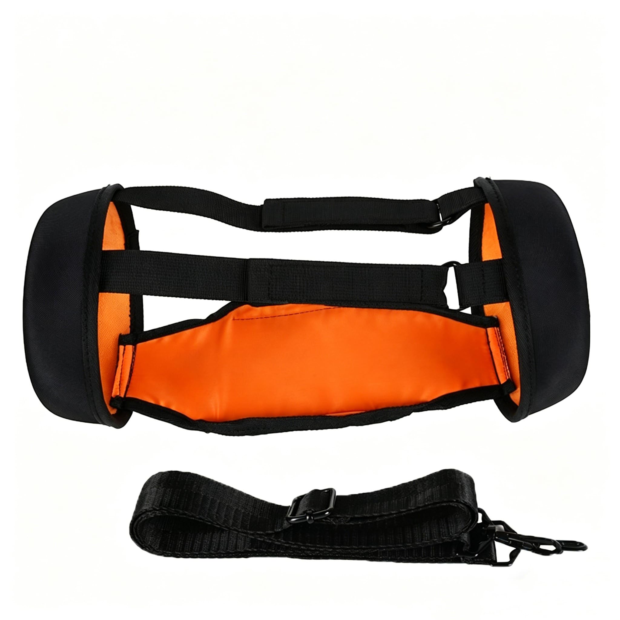 Funda Protectora con Correa de Hombro para JBL Xtreme 5, Exterior Portátil Transparente al Sonido Bolsa de Malla Estuche de Almacenamiento (Negro)