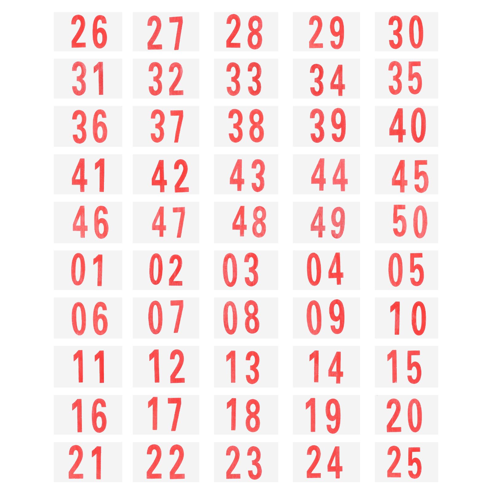 ULTECHNOVO Set 1 Panno Numero Compatto in Cotone Poliestere Clip in Metallo per Eventi Sportivi e Competizioni di Corsa Adatto a Tutte Le Condizioni Atmosferiche