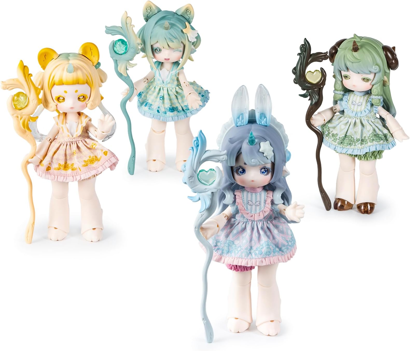 Antu Cute Beast Magic Series Single Box (Contains 1 Figure), 1/12 BJD Dolls Random Design Cute Figures Collectibles Birthday Gift
