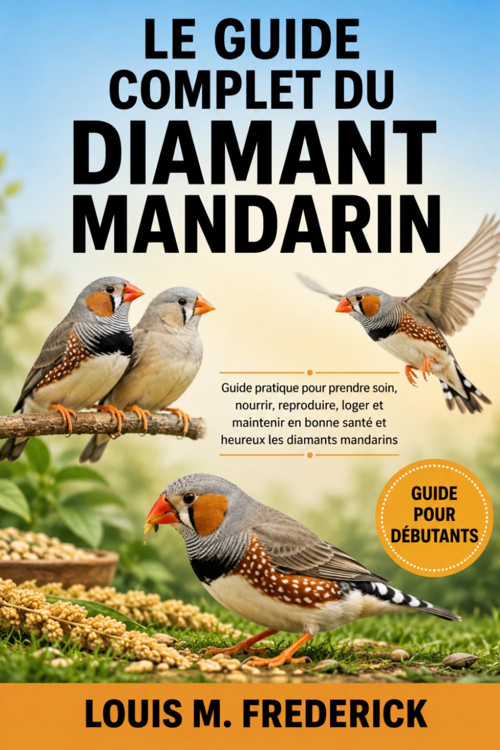 LE GUIDE COMPLET DU DANGER ZÉBRÉ: Le guide complet du diamant mandarin Guide pratique pour prendre soin, nourrir, reproduire, loger et maintenir en bonne santé et heureux les diamants mandarins