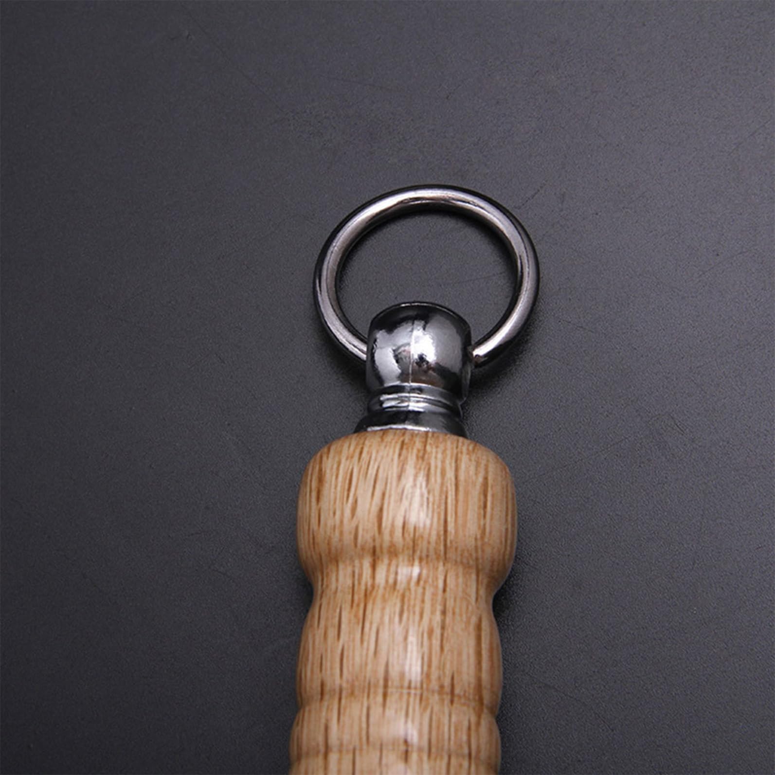 Affilatore per Coltelli a Barra in Acciaio Inox Argento | Uso Domestico in Cucina, Affila Lame Standard e Seghettate, Pratico da Appendere