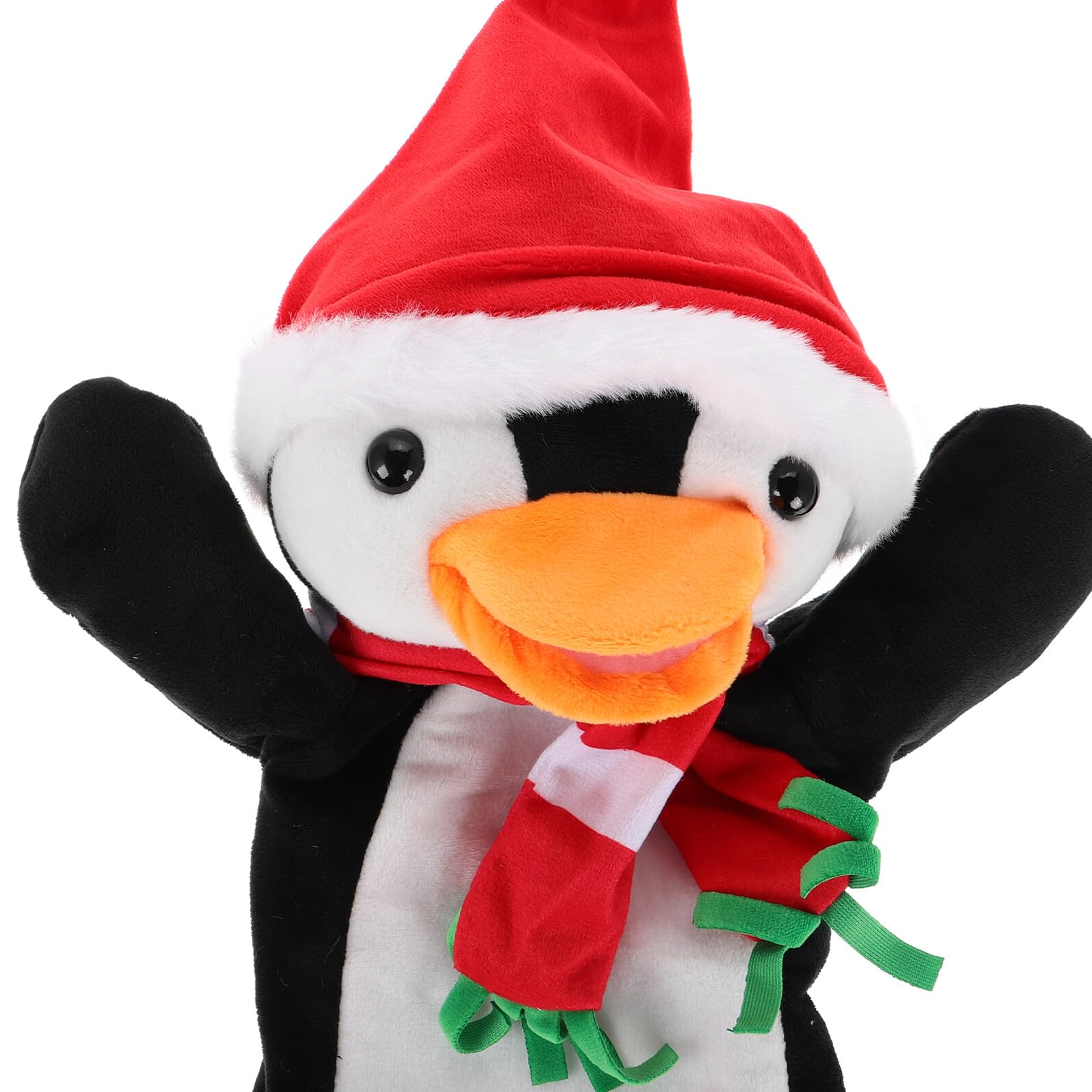 FRCOLOR 4 Marionetta Mano Natalizio Morbido Peluche per Burattino Dito Simpatico per Giochi Interattivi e Narrazione Tema