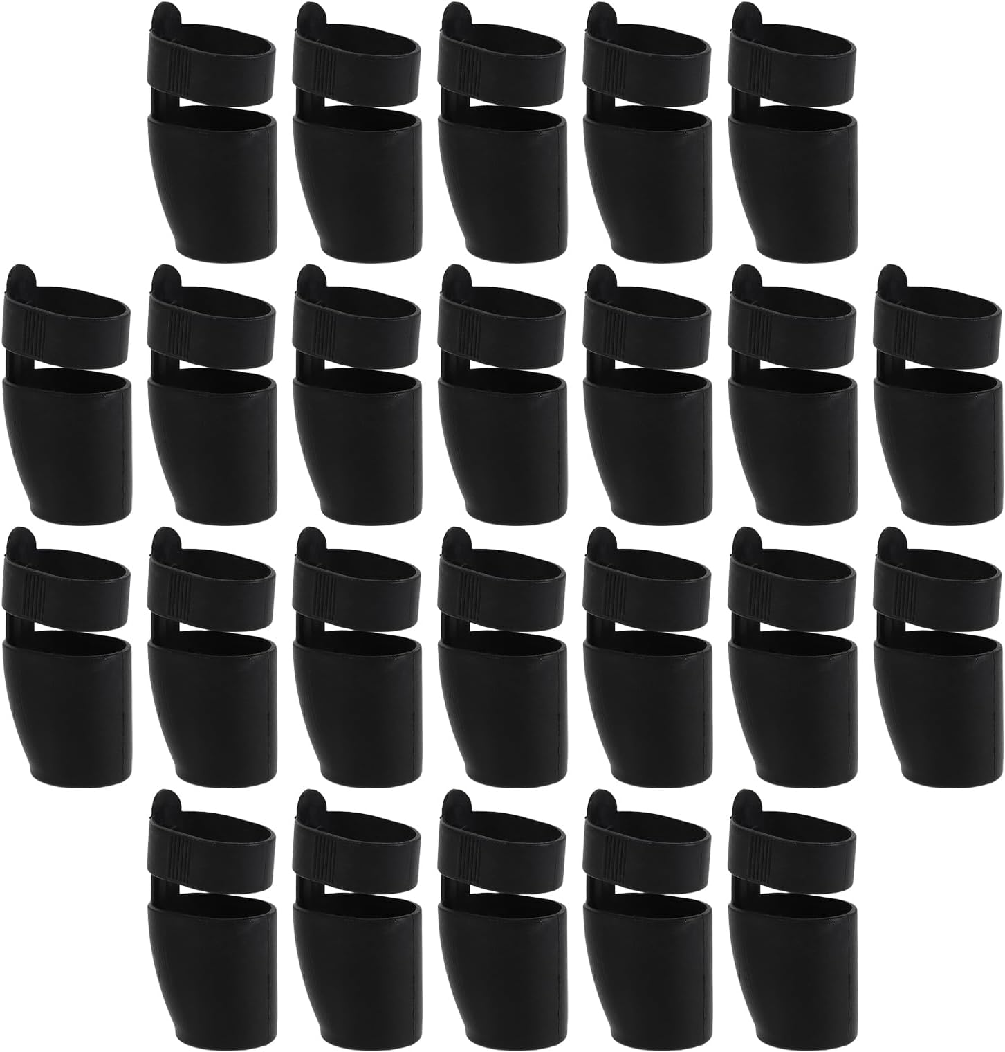 50pcs Wheelchair Joystick Button Caps Protective Covers, Black Plastic Controller Button Covers for Electric Wheelchair and Mobility Scooter Accessories