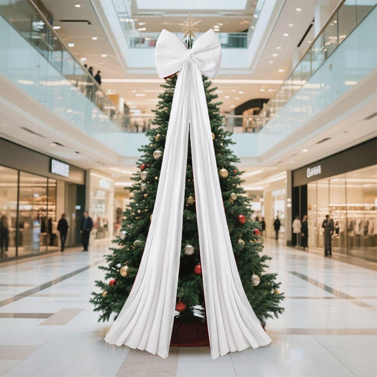 Qianly Cimier de Sapin de Noël Polyvalent pour Vitrine de Bar de Fêtes