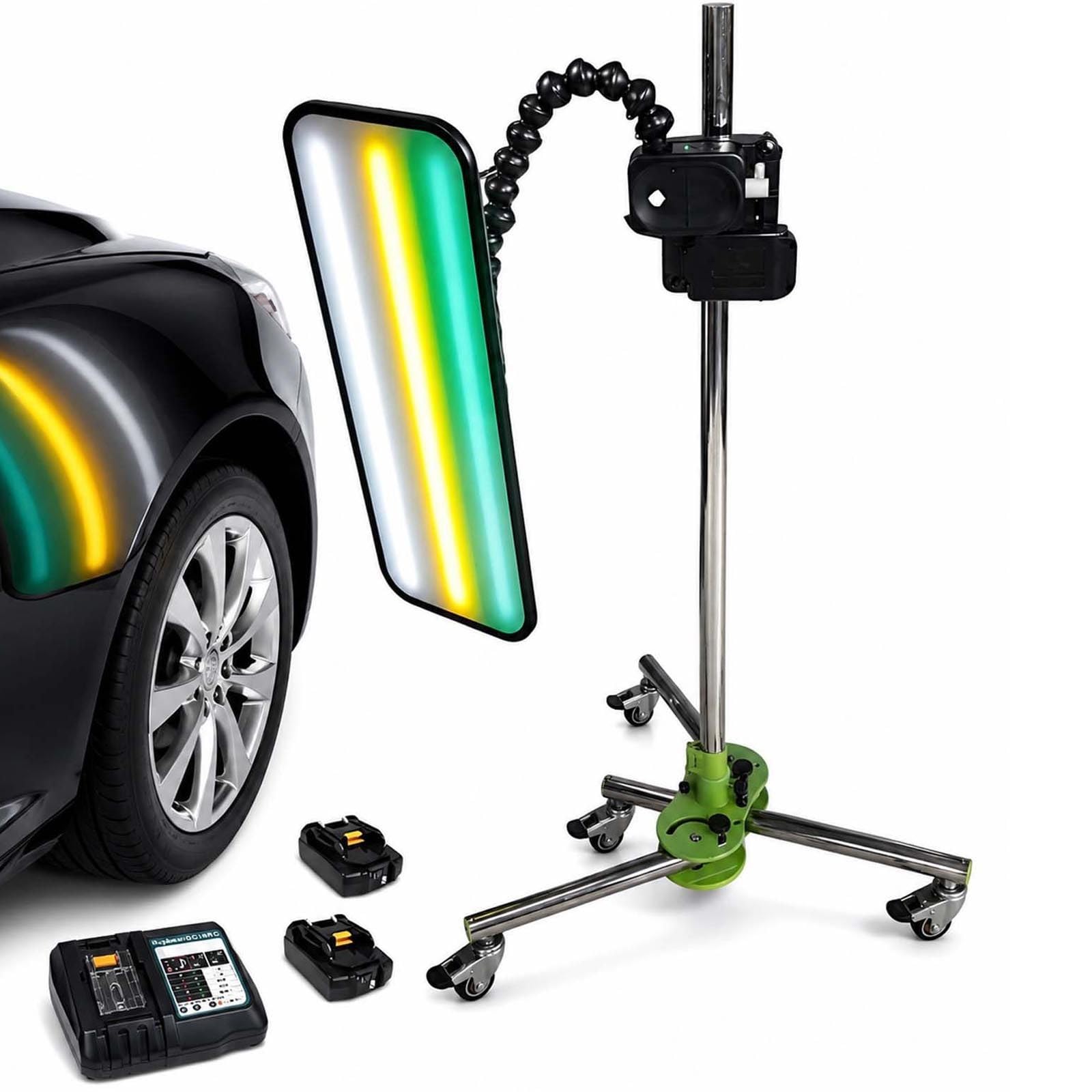 Pannello PDR LED 9 colori per rilevare ammaccature auto