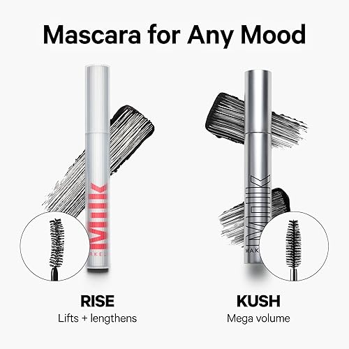 Vista 6 de Milk Makeup KUSH Mascara – Volumizing Mascara for Thicker, Fuller, High-Volume Lashes from Root to Tip – Clean, Vegan, Conditioning Formula