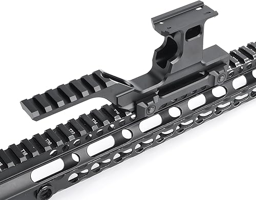 Miniatura 4 de NECARL Tactical Group Tipo HY Mount Red Dot Riser Mount Laser Combo Adaptador Base Picatinny Riser Alcance Montaje para T1 T2 Óptica Alcance Vista