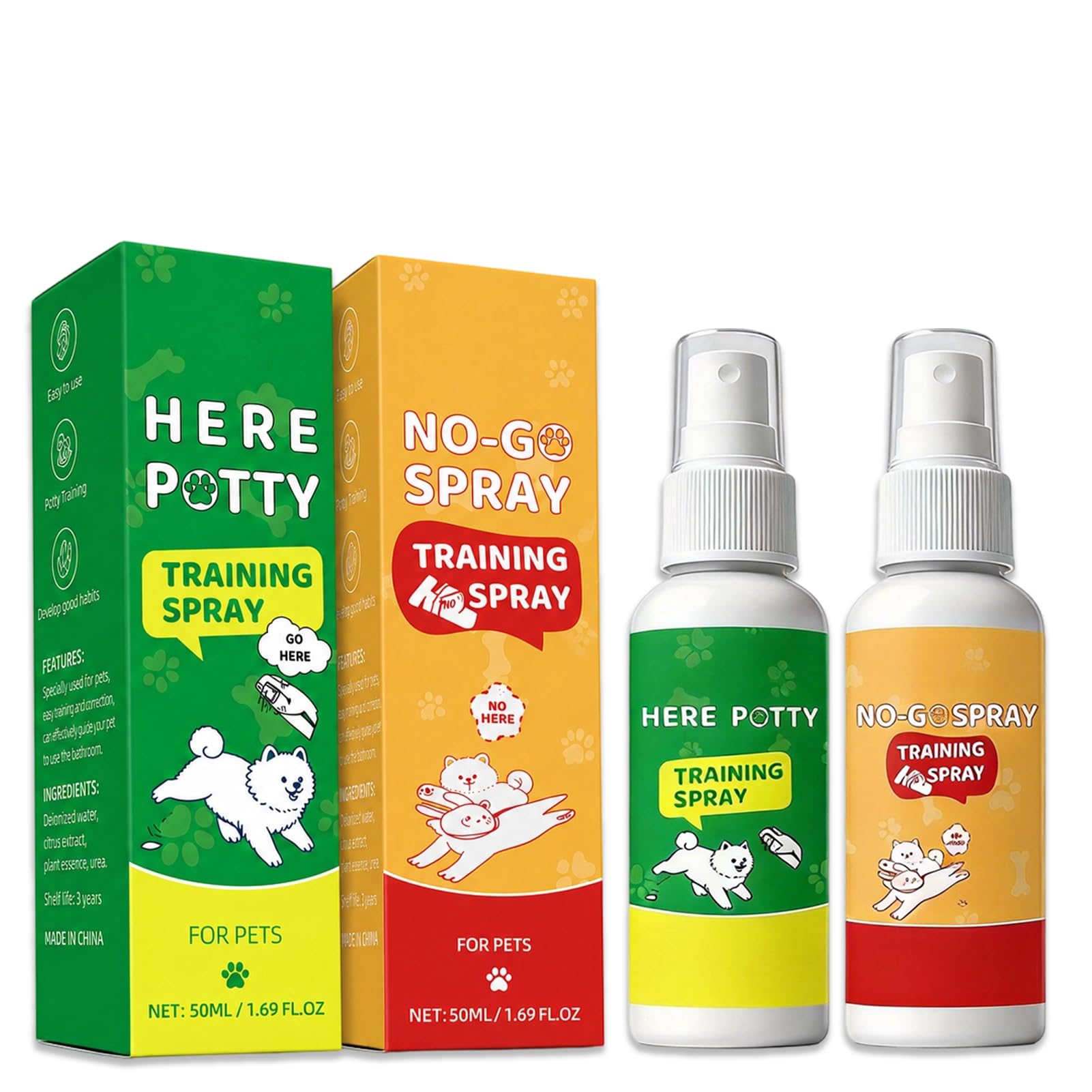 AllisWay Puppy Training Spray, Anti Chew Spray for Dogs, 100ml