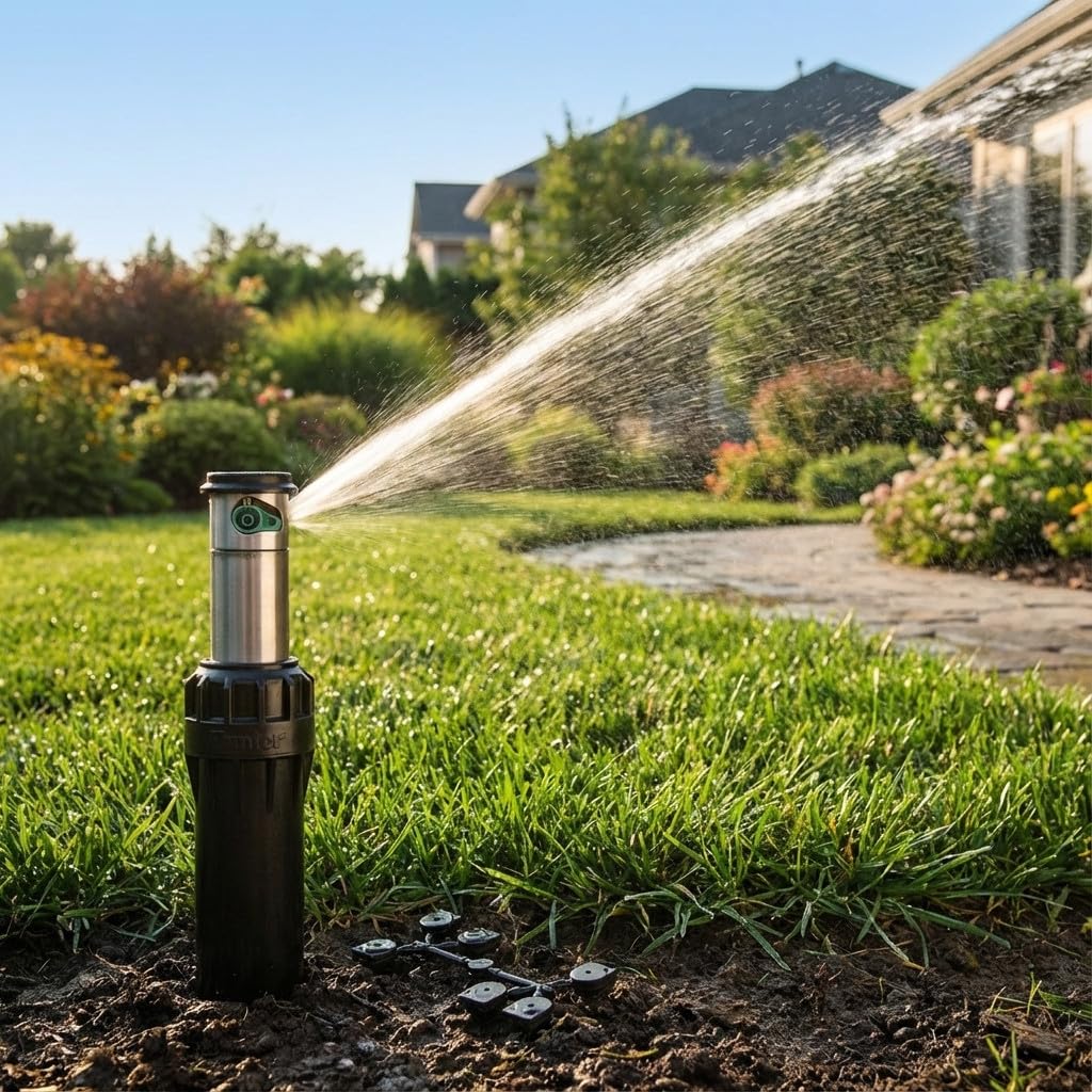 Hunter Sprinkler i2504ss23 Versenkregner I-25 Edelstahl Gear Driven Versenkregner mit Nr. 23 Düse, 4-Zoll