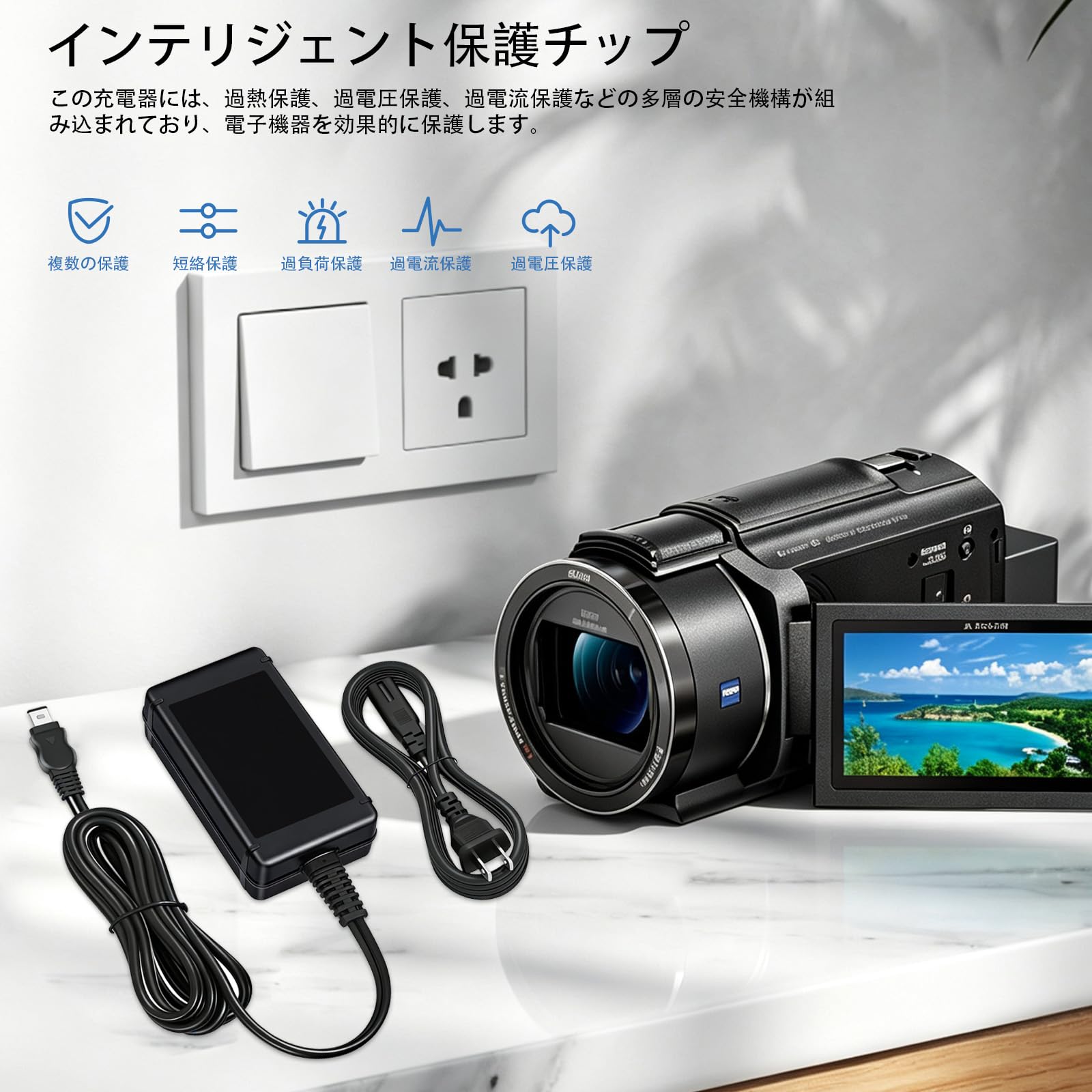 Amazon | AC-L200 ACアダプター 対応 SONY(ソニー) カメラ